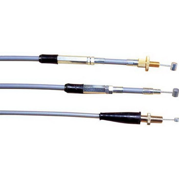 Motion Pro Throttle Cable Push-Pull Black Vinyl Set (05-0388)