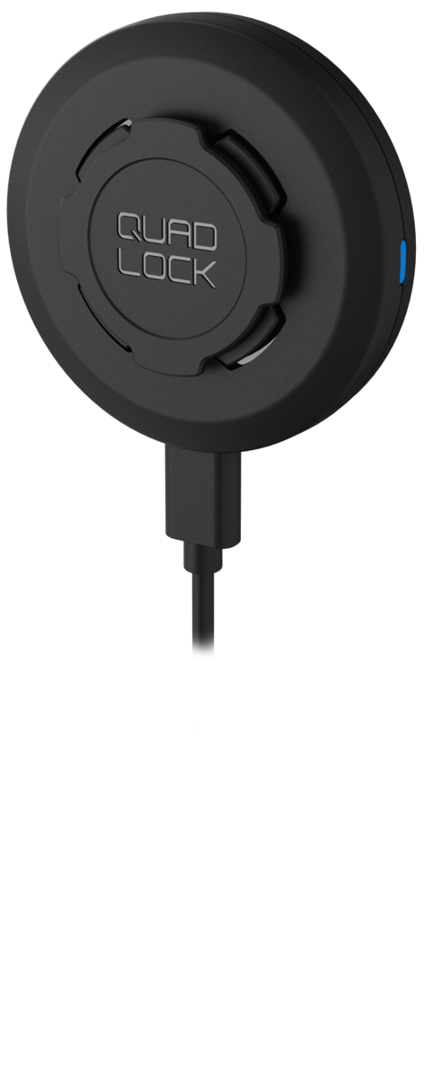 Quad Lock Car/Desk Wireless Charging Head