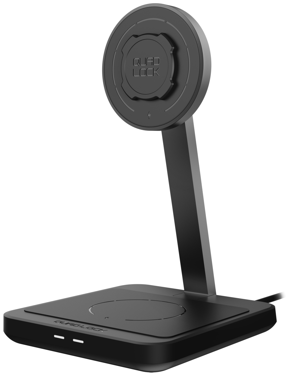 Quad Lock Dual Desktop Wireless Charger