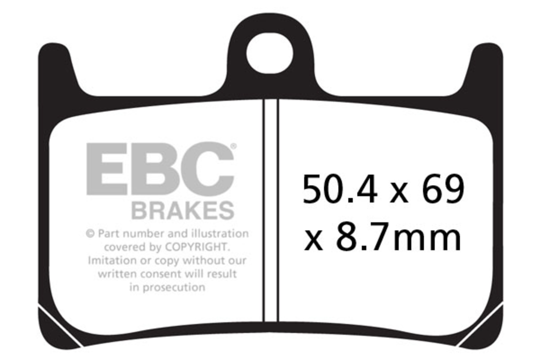 EBC Brake Pad Yamaha Yzf-R6 Yzf-R1 Fz1 (Fa380Hh)