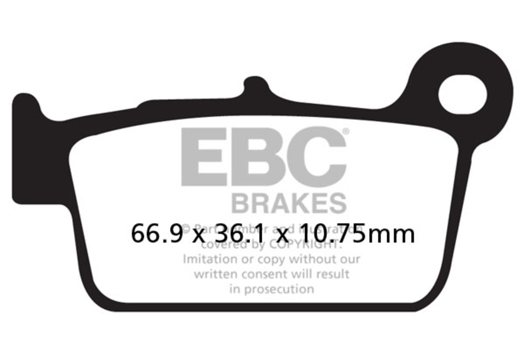 EBC Rear Brake Pad Beta/BMW/Kawasaki/Suzuki/Yamaha (FA367R)