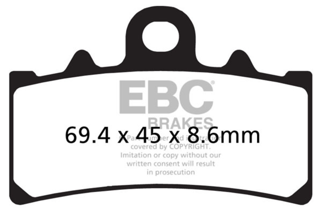 EBC Brake Pad KTM RC390/Kawasaki (FA606HH)