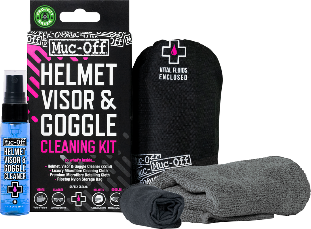 Visière Muc-Off, kit de nettoyage de lentille (20802)