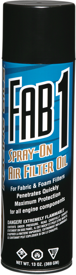 Maxima Fab-1 Air Filter Spray- 13.5oz (61920-EA)