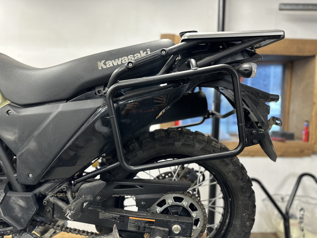 Outback Motortek Kawasaki KLR650 – Pannier Racks