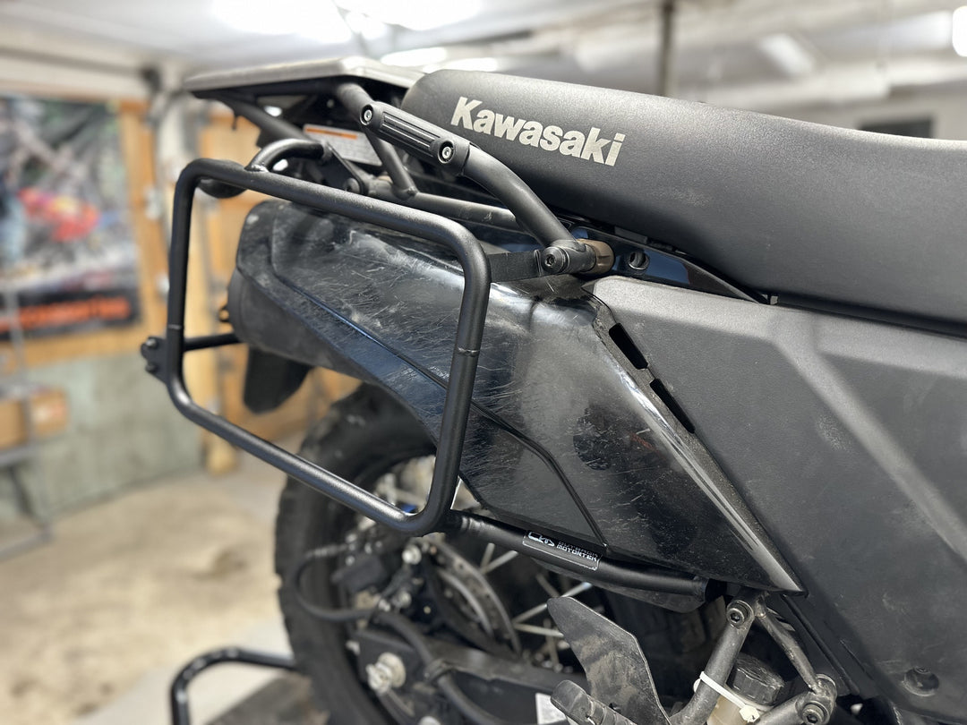 Outback Motortek Kawasaki KLR650 – Pannier Racks