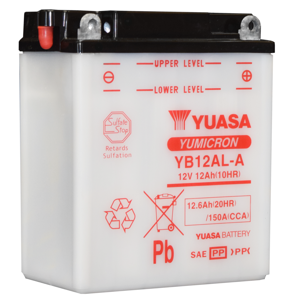 YUASA YB12AL-A YUM BATTERY