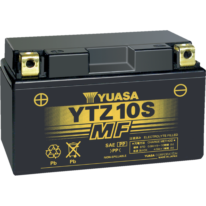 Yuasa YTZ10S activé en usine (YUAM7210A)