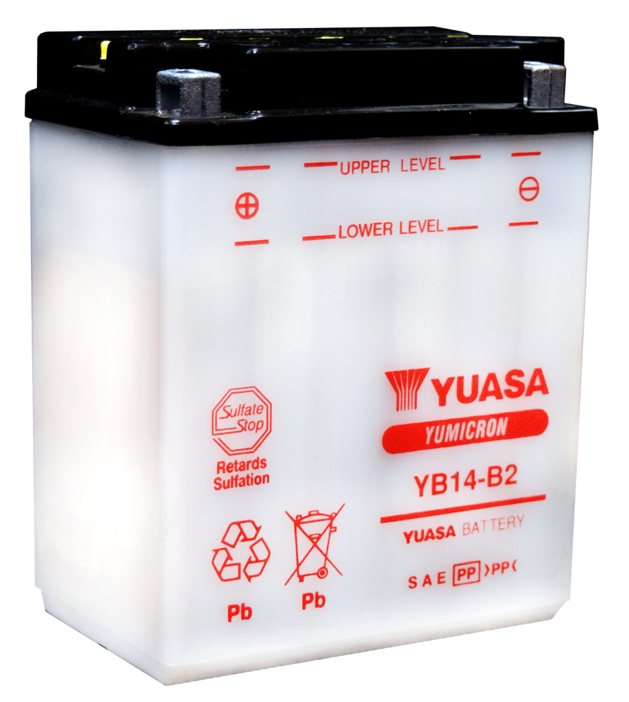 YUASA YB14-B2 YUM BATTERY