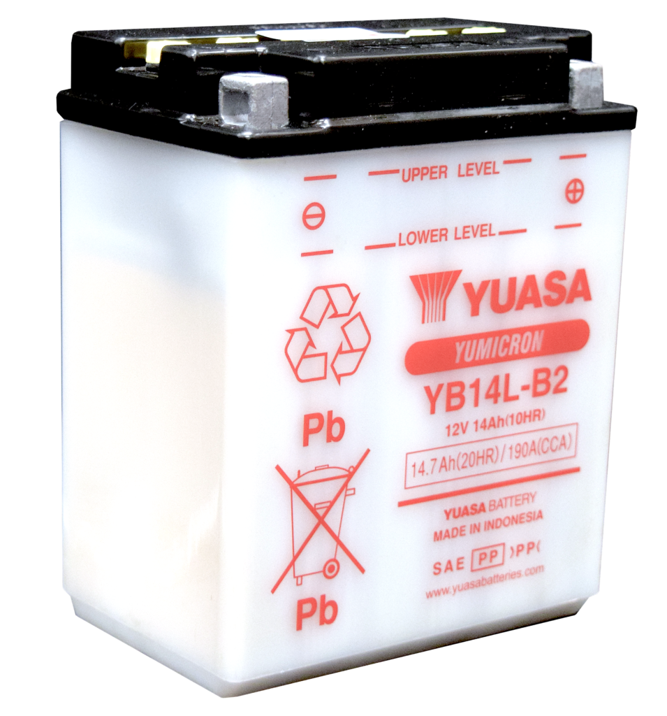 YUASA YB14L-B2 YUM BATTERY