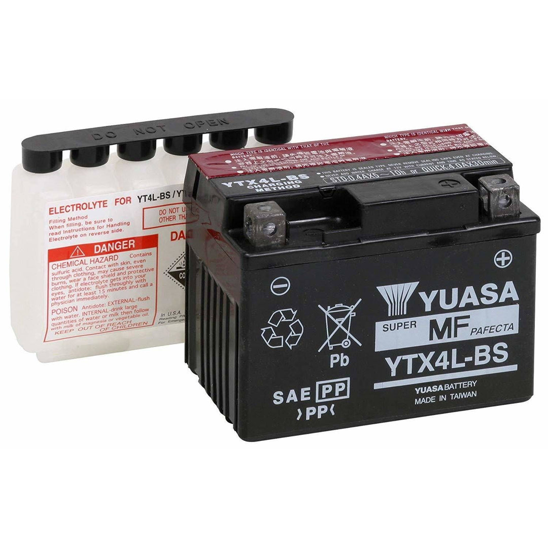 Yuasa YTX4L-BS avec pack acide (YUAM62X4B)