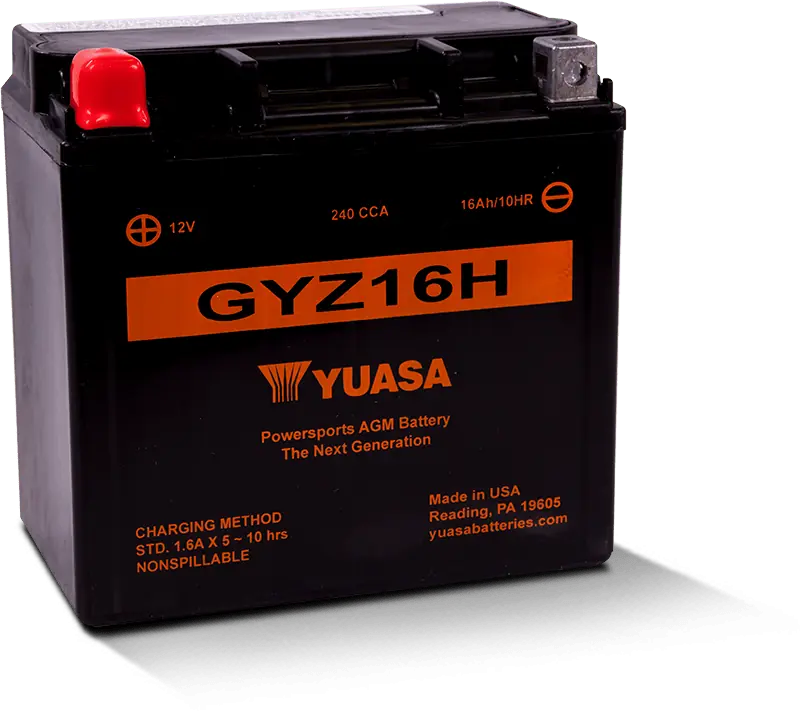 YUASA GYZ16H FA AGM BATTERY