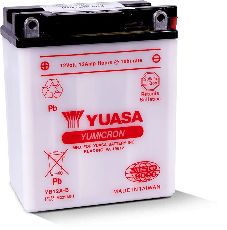 YUASA YB12A-B YUM BATTERY