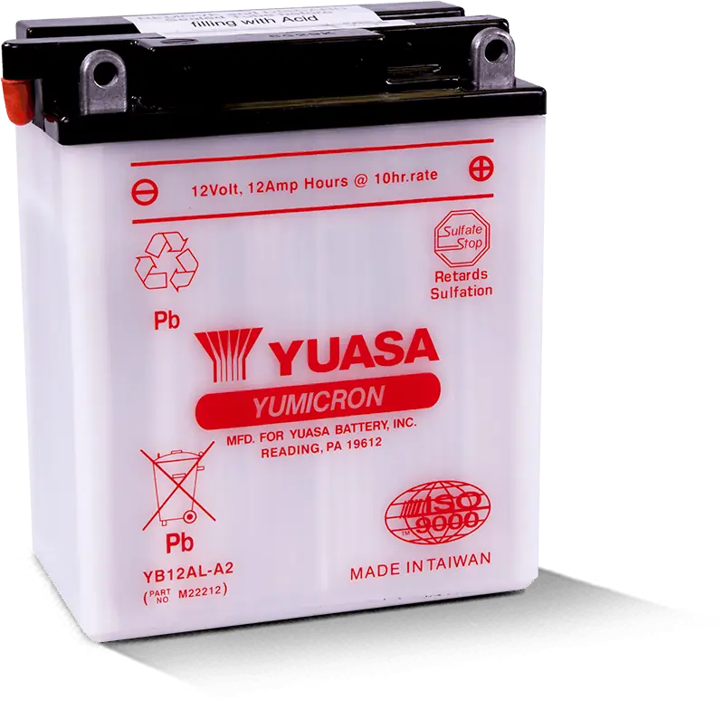 YUASA YB12AL-A2 YUM BATTERY