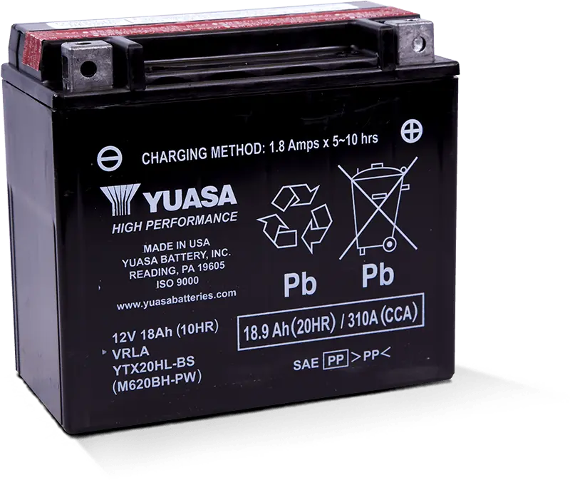 YUASA YTX20HL-BS-PW HP AGM BATTERY