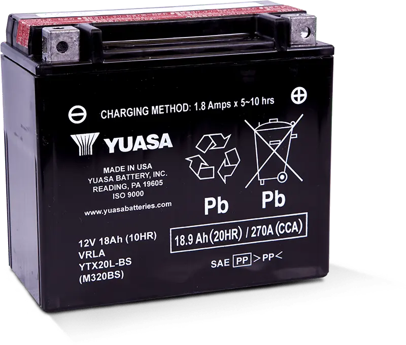 YUASA YTX20L-BS AGM BATTERY