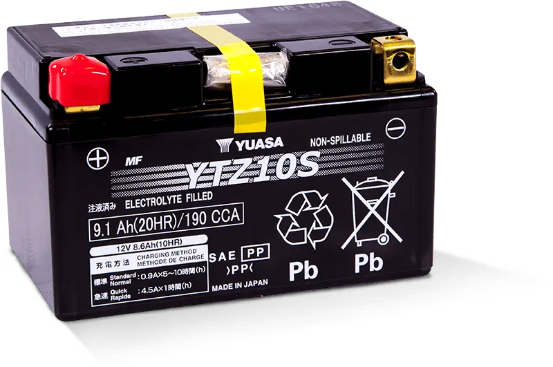 YUASA YTZ10S FA AGM BATTERY