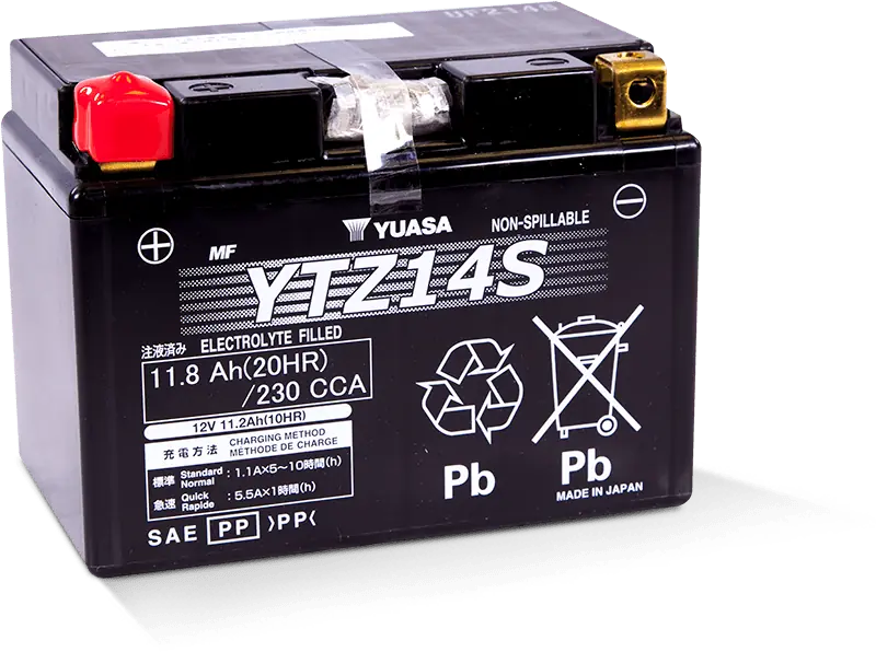 YUASA YTZ14S FA AGM BATTERY