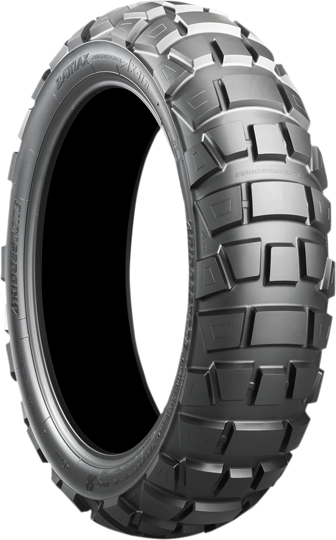 Bridgestone Battlax Adventurecross AX41 Rear Tire – Dualsport Plus Bridgestone Battlax Adventurecross AX41 Rear Tire – Dualsport Plus