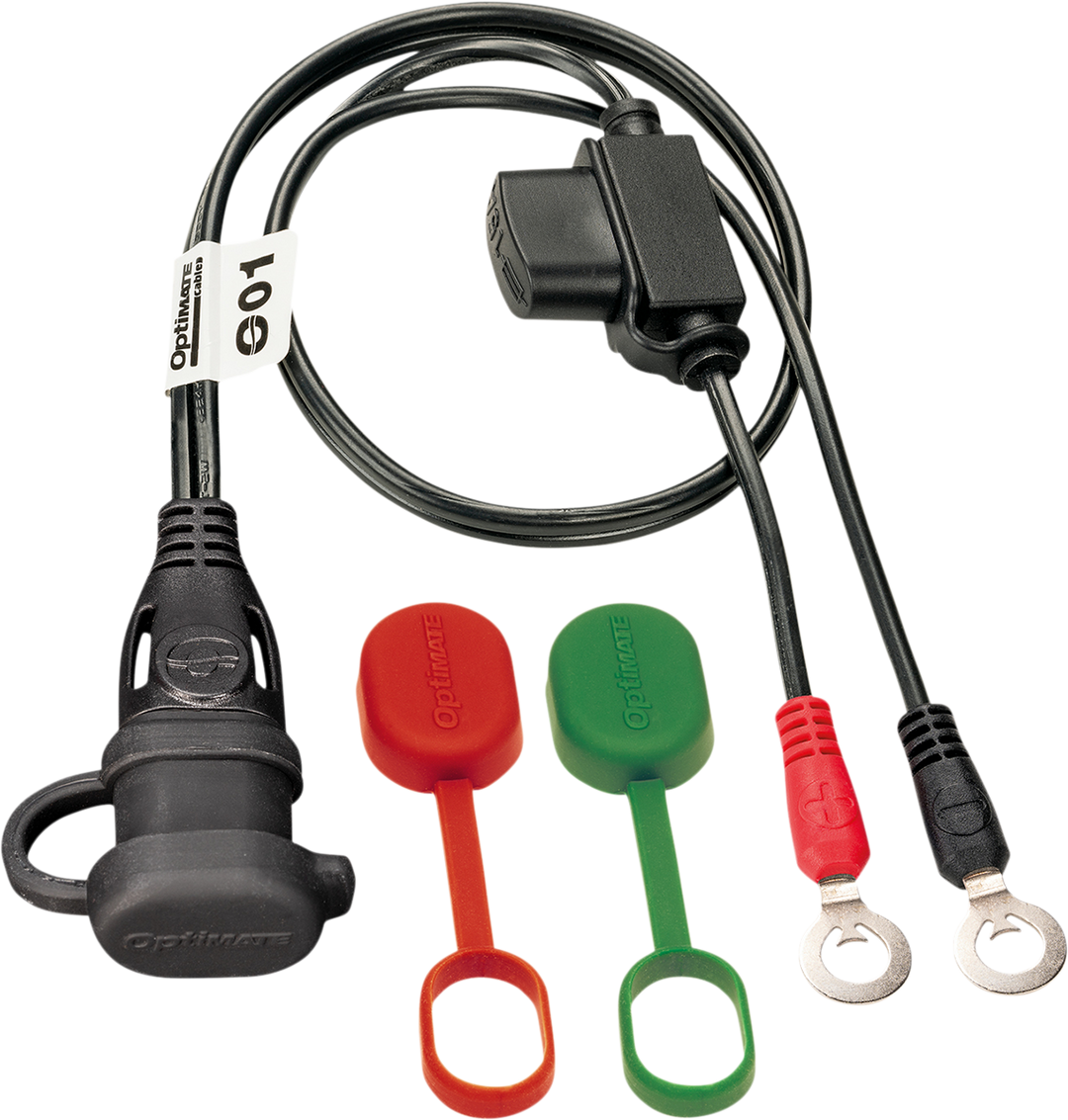 Câble Tecmate Optimate SAE - 1/4-5/16 anneaux 20' (O-01)