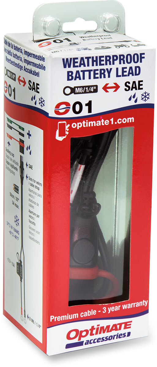 Câble Tecmate Optimate SAE - 1/4-5/16 anneaux 20' (O-01)
