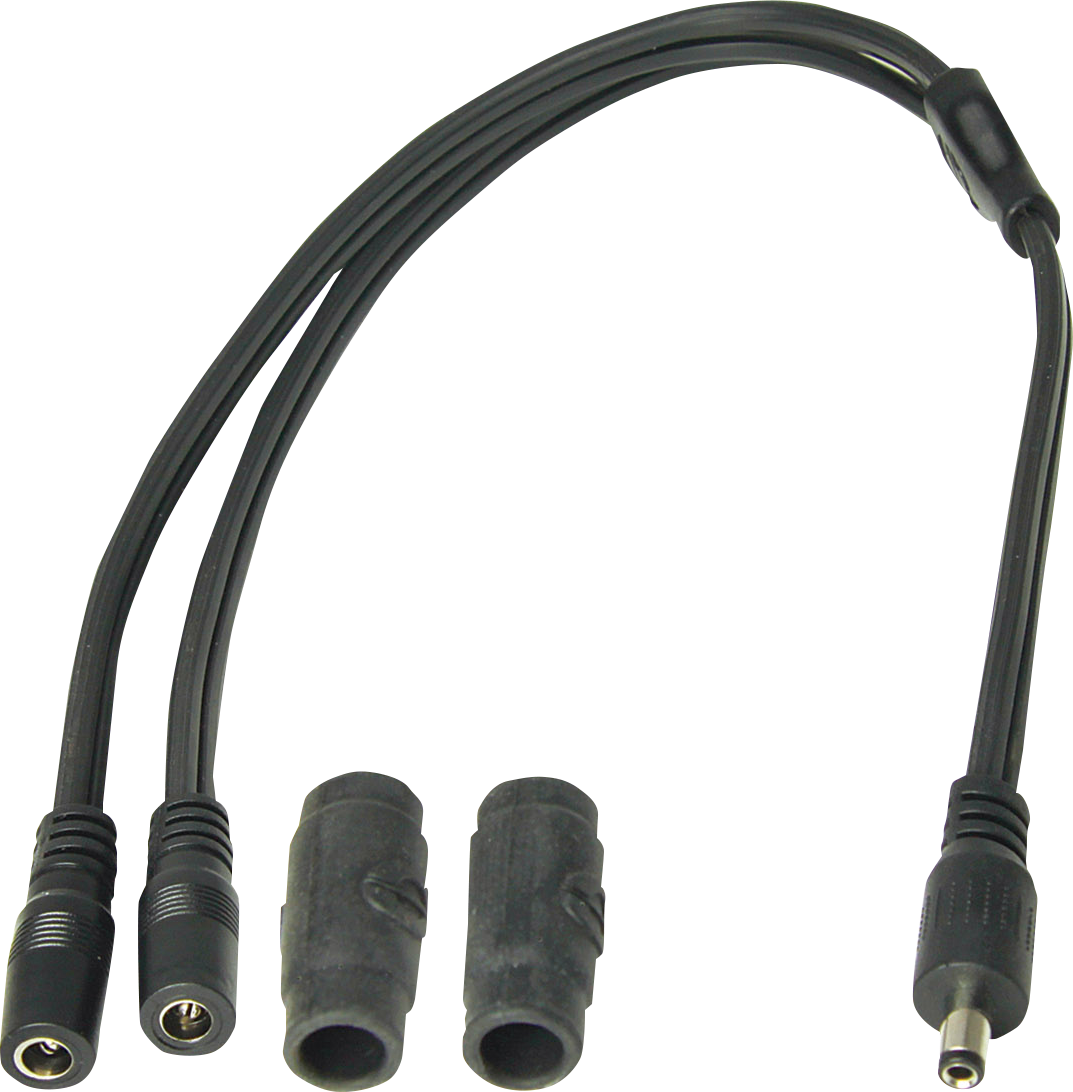 Câble Tecmate Optimate Prise DC 10A / 2 X DC 12'' (O-45)