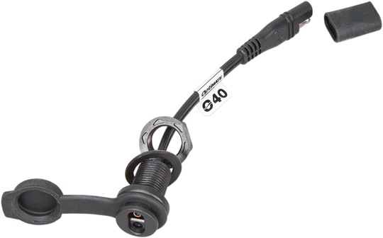 Prise Tecmate Optimate SAE avec câble 6" (O-40S)