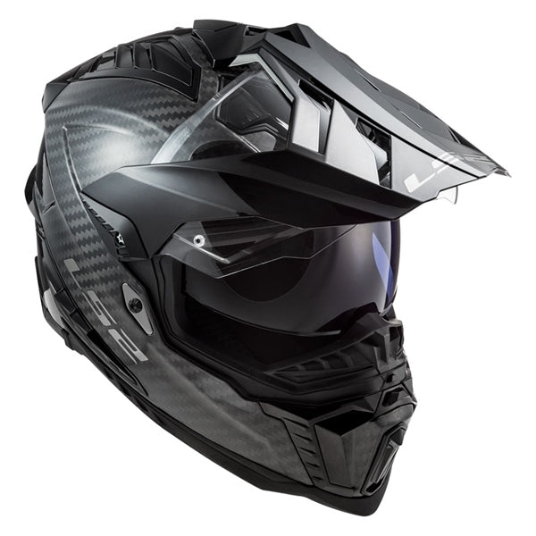 LS2 Helmet Explorer Carbon Solid