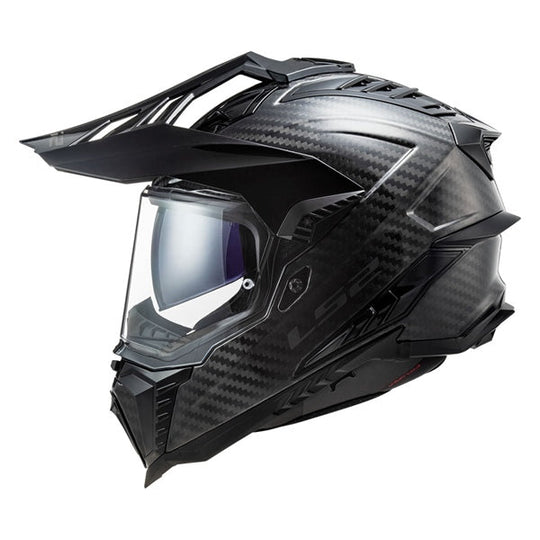 LS2 Helmet Explorer Carbon Solid
