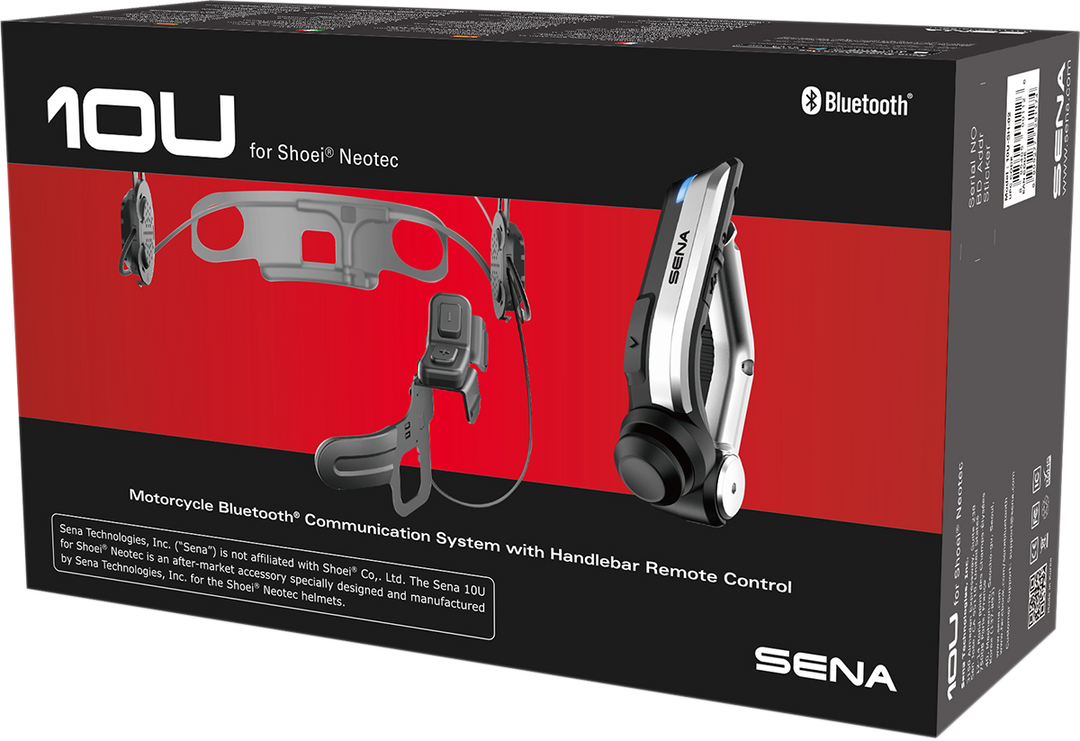Sena 10U Bluetooth Communication Shoei Neotec (10U-SH-12 Sena 10U Bluetooth Communication Shoei Neotec (10U-SH-12
