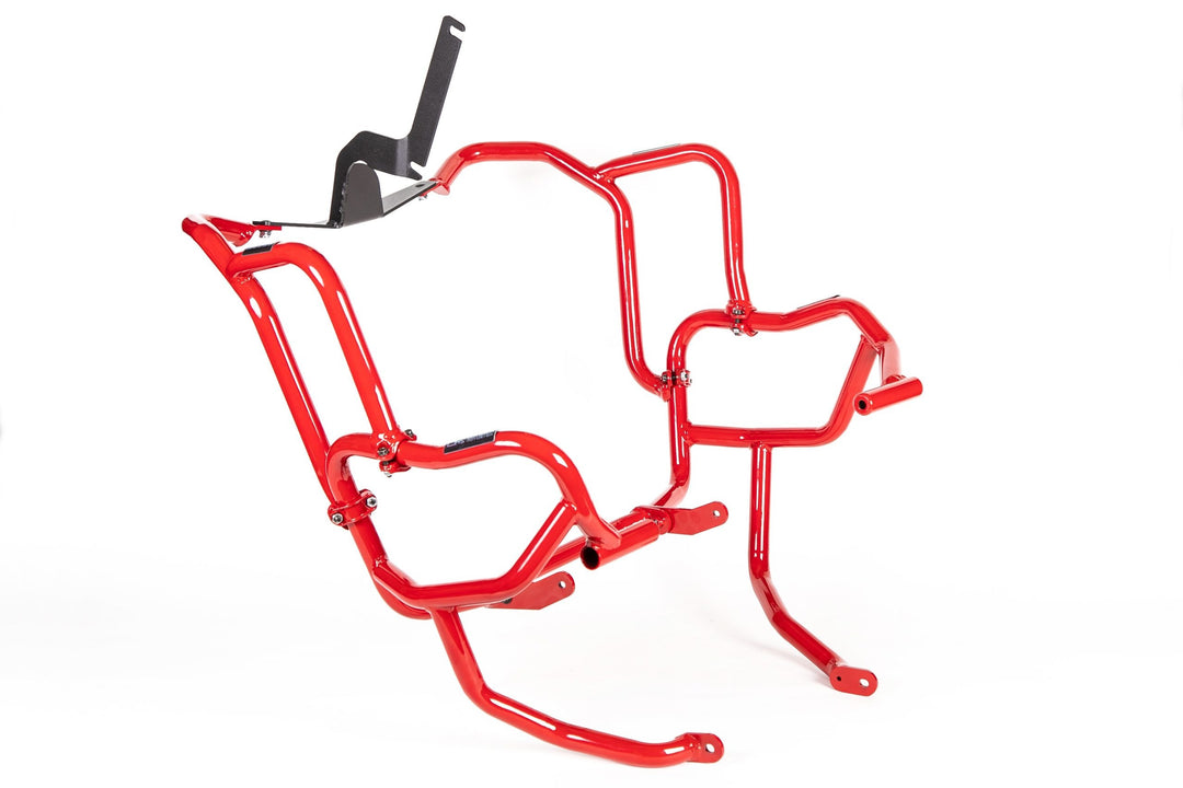 Outback Motortek Ducati Multistrada V4 – Crash Bars Combo Red