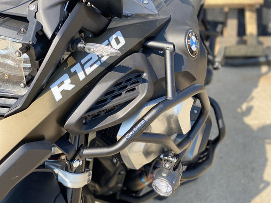 Outback Motortek BMW R1250GSA – Combo Protection Ultime Blanc