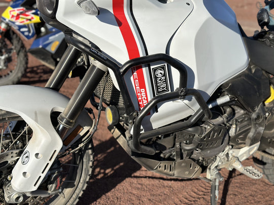 Outback Motortek Ducati DesertX – Ultimate Protection Combo White