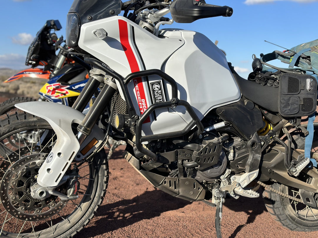 Outback Motortek Ducati DesertX – Ultimate Protection Combo White