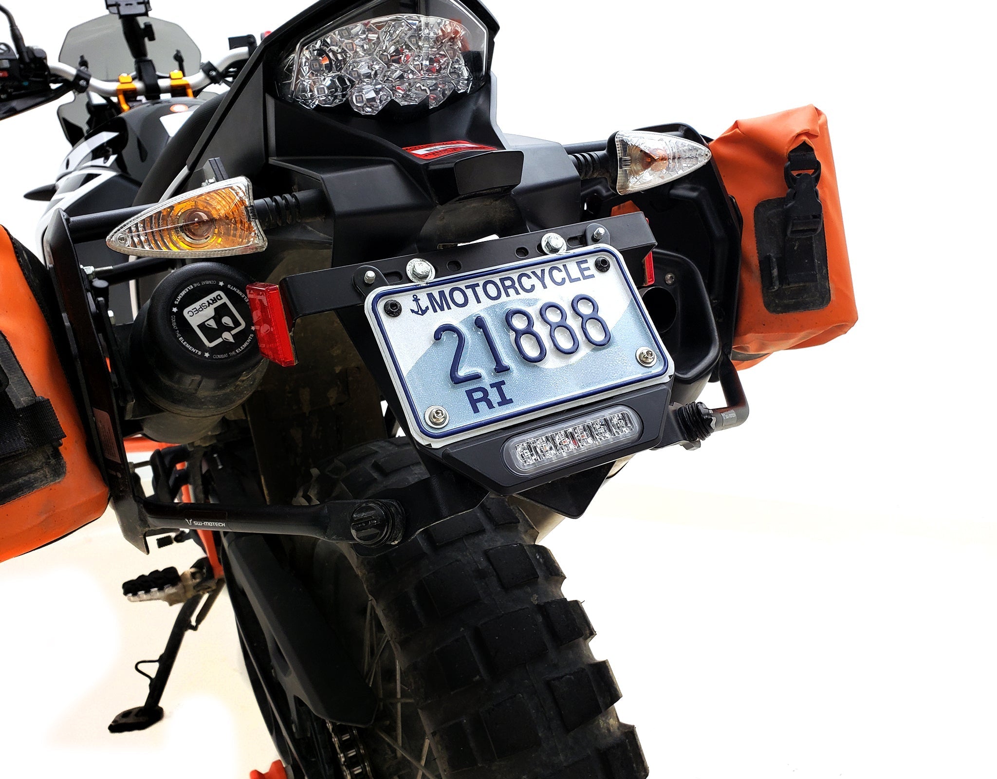 DENALI【B6】ライセンスプレート追加テールキット Denali B6 License Plate LED Auxiliary Brake Light – Dualsport Plus